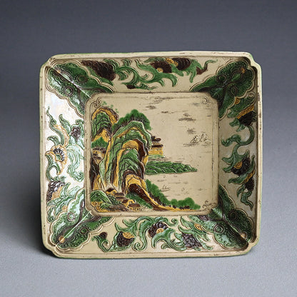 Superb Edo period Gennai Yaki Platter