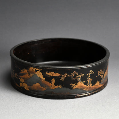 Ancient Japanese Lacquer Tray