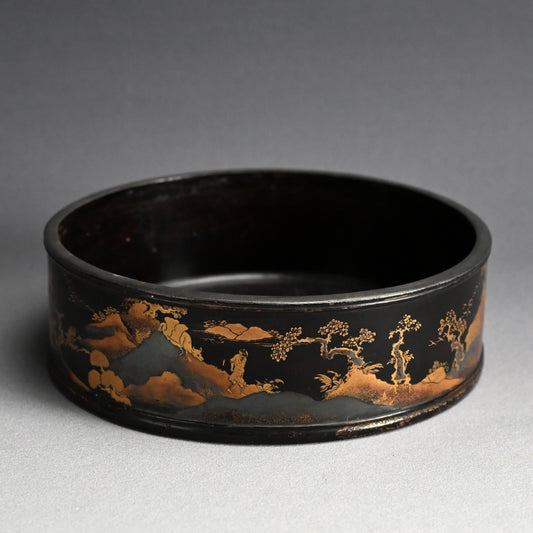 Ancient Japanese Lacquer Tray