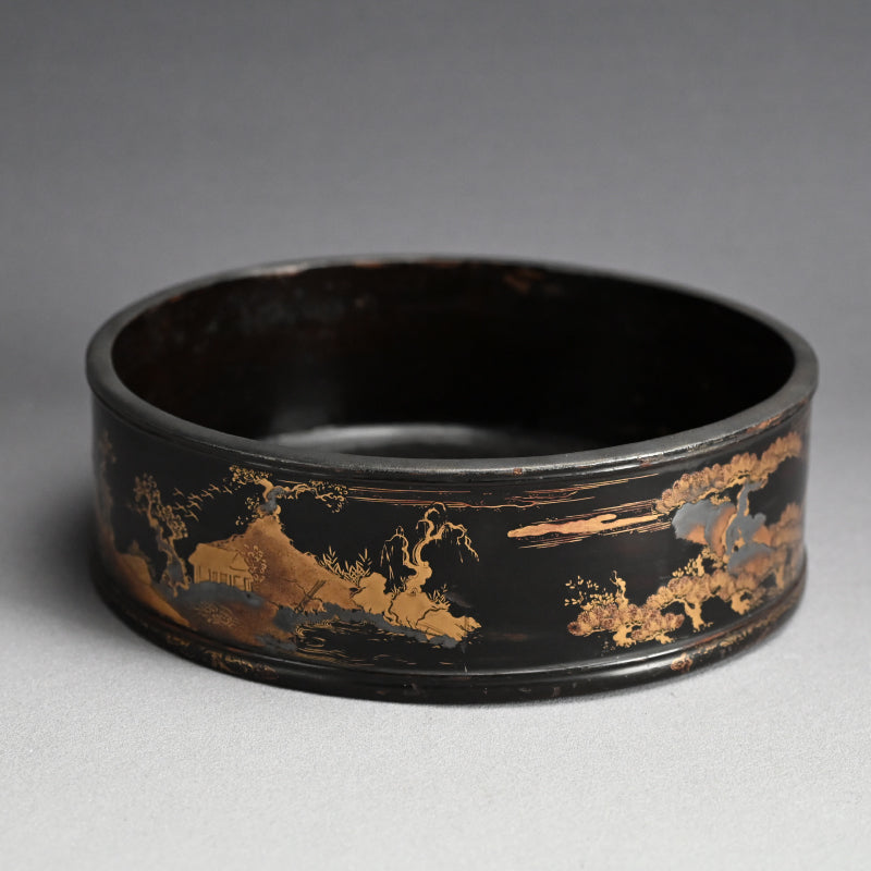 Ancient Japanese Lacquer Tray