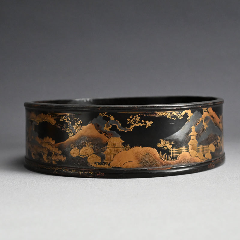 Ancient Japanese Lacquer Tray