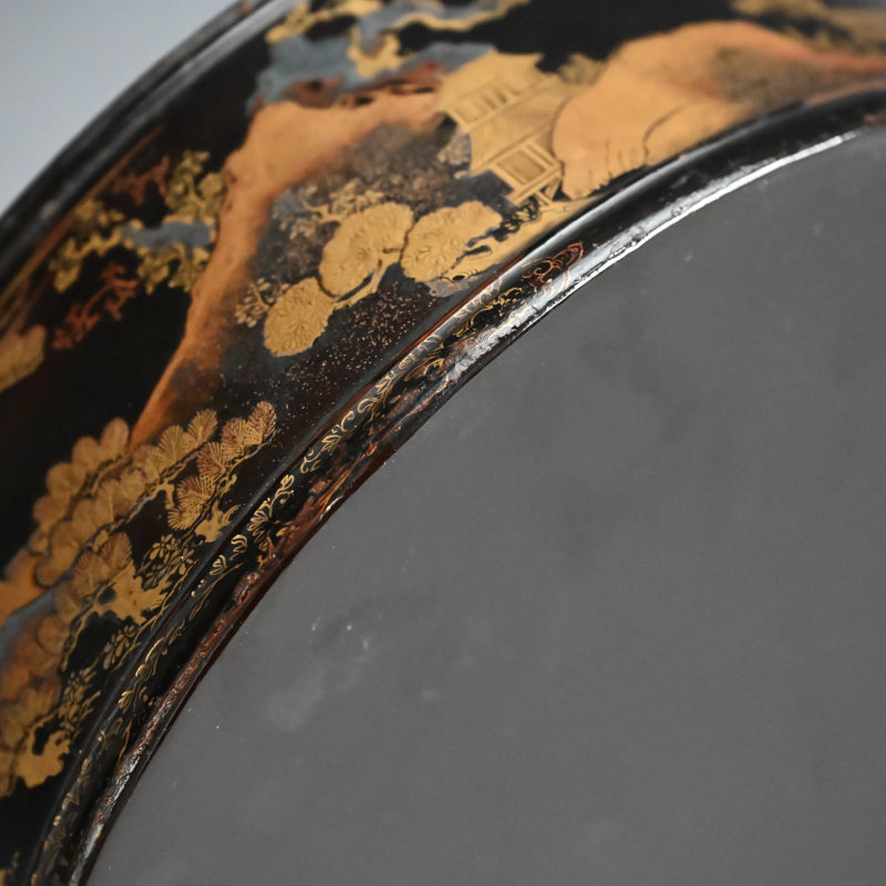 Ancient Japanese Lacquer Tray