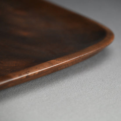 Superb Antique Japanese Carved Wood Tray