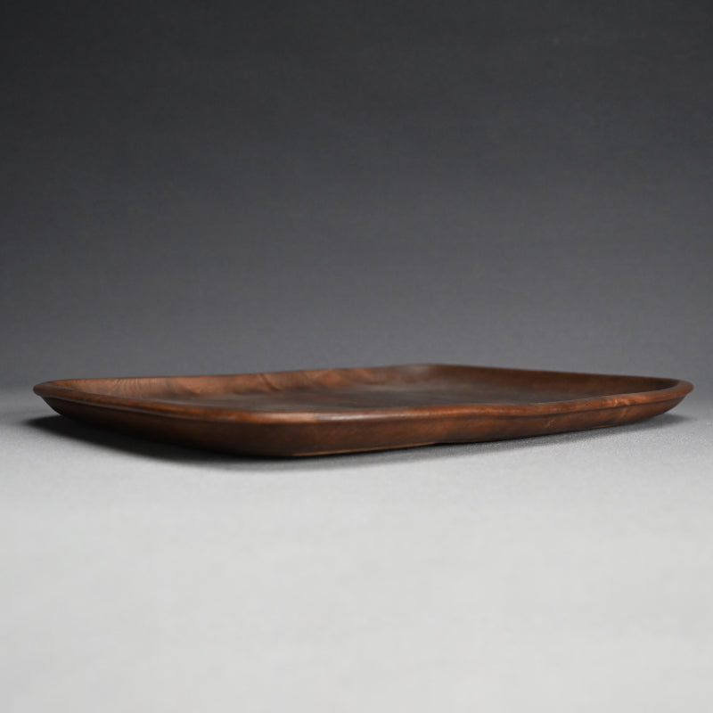 Superb Antique Japanese Carved Wood Tray
