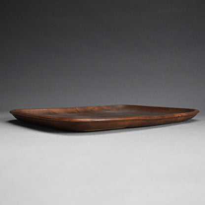 Superb Antique Japanese Carved Wood Tray