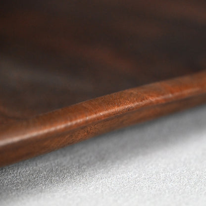Superb Antique Japanese Carved Wood Tray