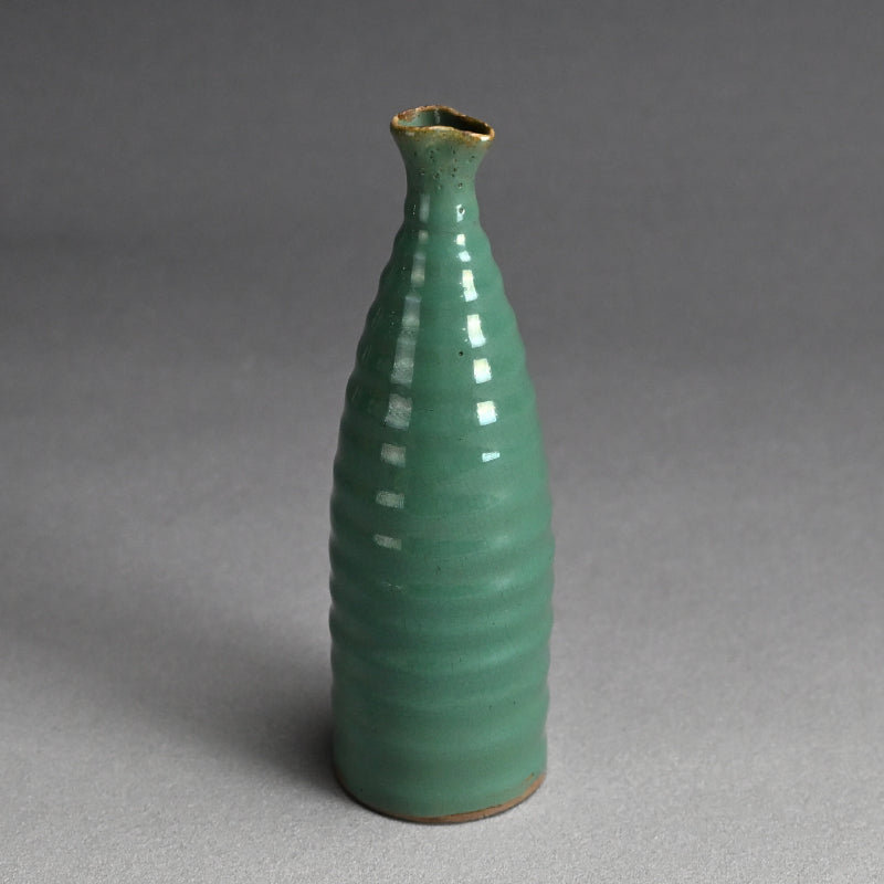 Rare 19th century Kosugi-yaki Tokkuri Sake Bottle
