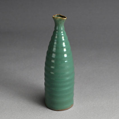 Rare 19th century Kosugi-yaki Tokkuri Sake Bottle