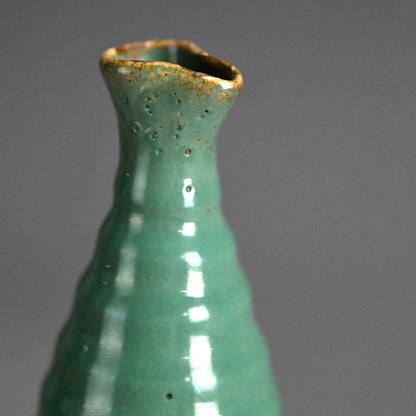 Rare 19th century Kosugi-yaki Tokkuri Sake Bottle