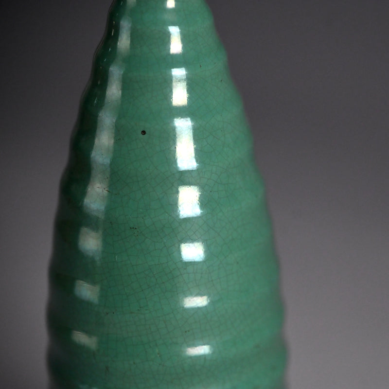 Rare 19th century Kosugi-yaki Tokkuri Sake Bottle