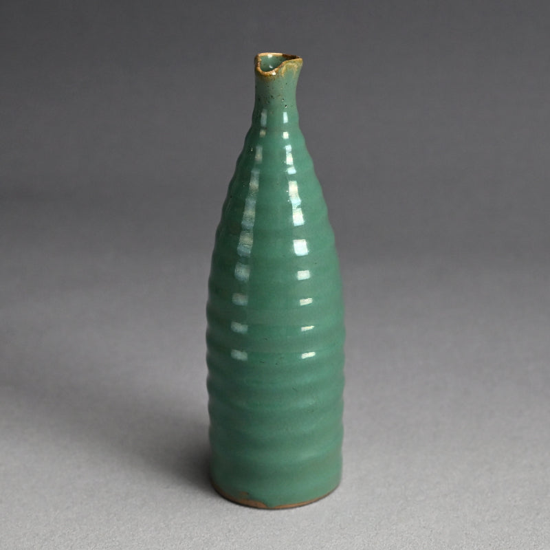 Rare 19th century Kosugi-yaki Tokkuri Sake Bottle