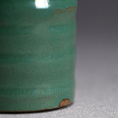 Rare 19th century Kosugi-yaki Tokkuri Sake Bottle