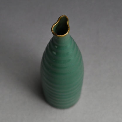 Rare 19th century Kosugi-yaki Tokkuri Sake Bottle