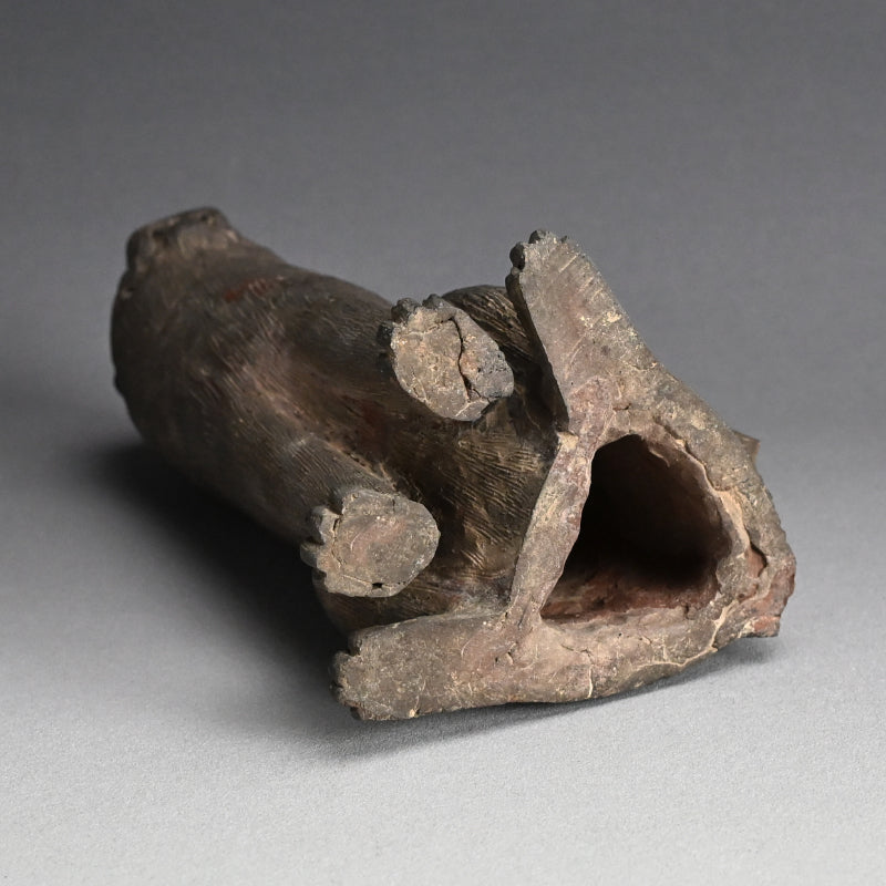 Rare! Edo period Ceramic Ornament, Kawauso, Japanese Otter