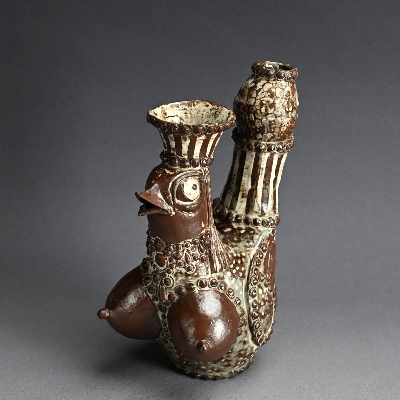 Ceramic Bird Vase ー下村 良之介