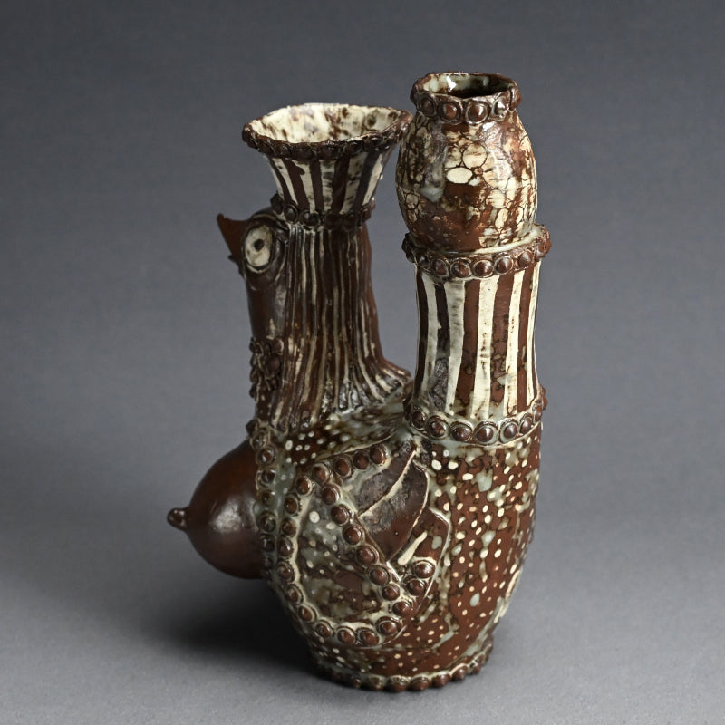 Ceramic Bird Vase ー下村 良之介