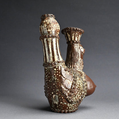 Ceramic Bird Vase ー下村 良之介
