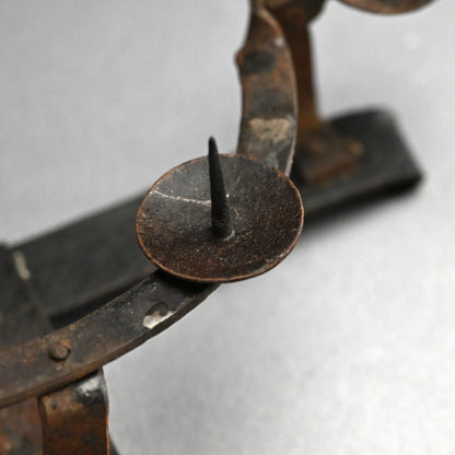 Antique Japanese Hand Forged Iron Votive Candle stand