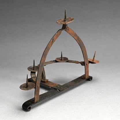 Antique Japanese Hand Forged Iron Votive Candle stand