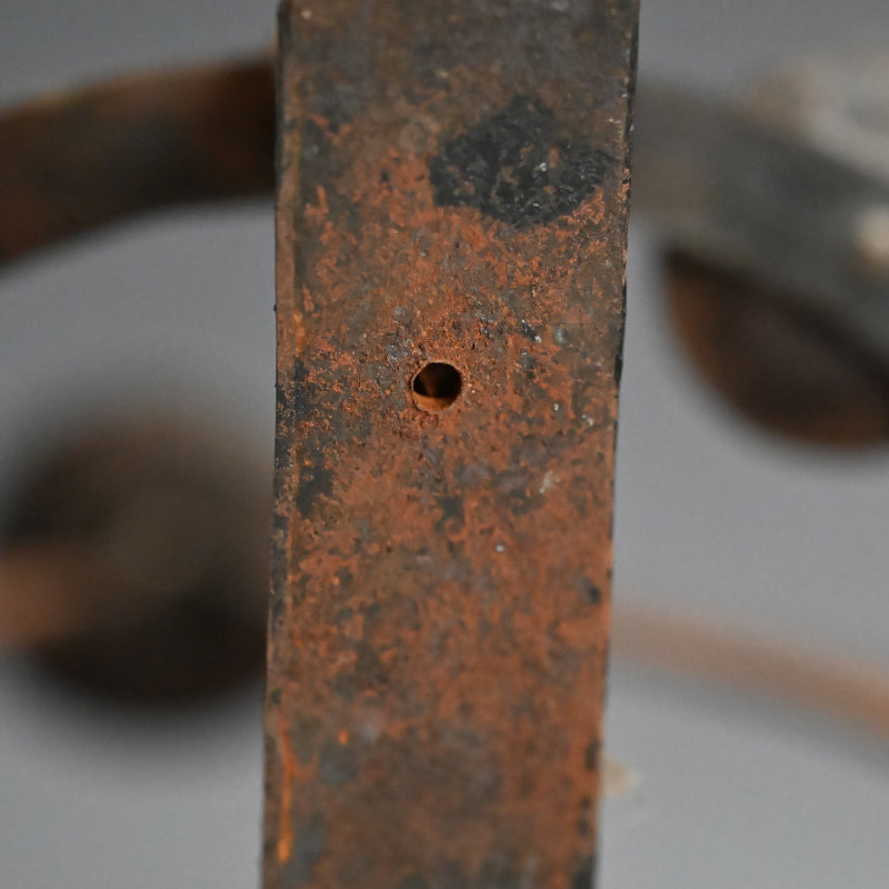 Antique Japanese Hand Forged Iron Votive Candle stand