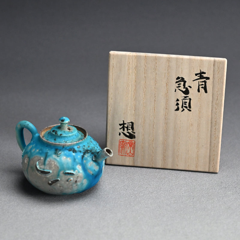 Blue Tokoname Tea pot ー山田 想 “青 急須”
