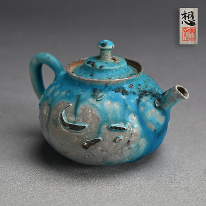 Blue Tokoname Tea pot ー山田 想 “青 急須”