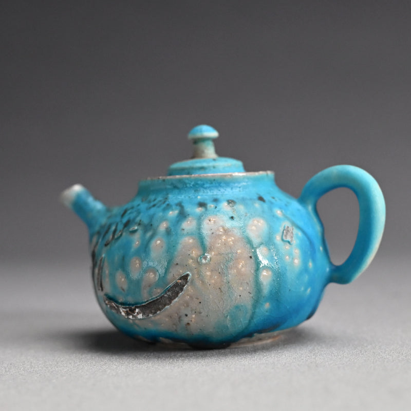 Blue Tokoname Tea pot ー山田 想 “青 急須”