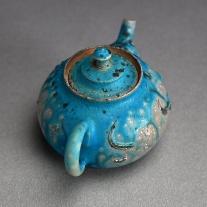 Blue Tokoname Tea pot ー山田 想 “青 急須”