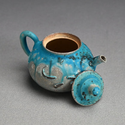 Blue Tokoname Tea pot ー山田 想 “青 急須”
