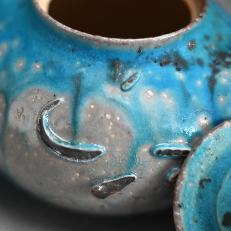 Blue Tokoname Tea pot ー山田 想 “青 急須”