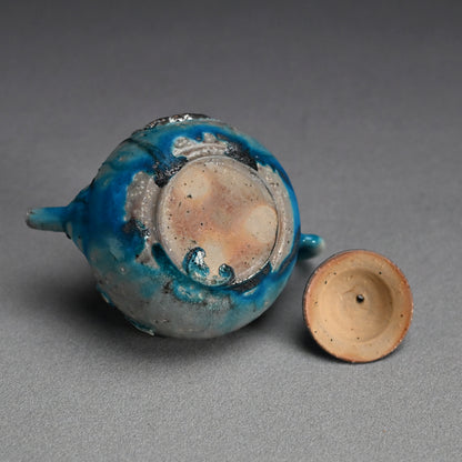 Blue Tokoname Tea pot ー山田 想 “青 急須”