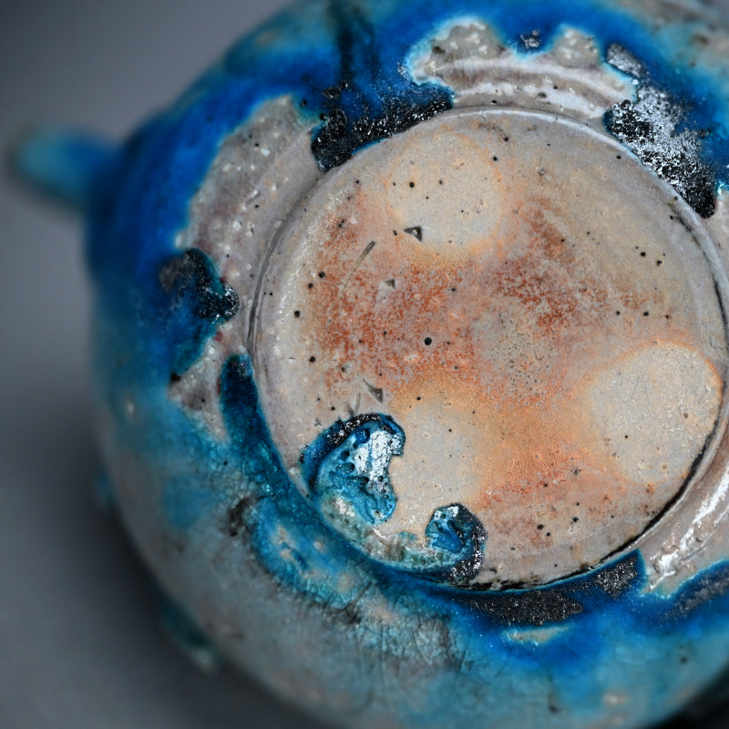 Blue Tokoname Tea pot ー山田 想 “青 急須”