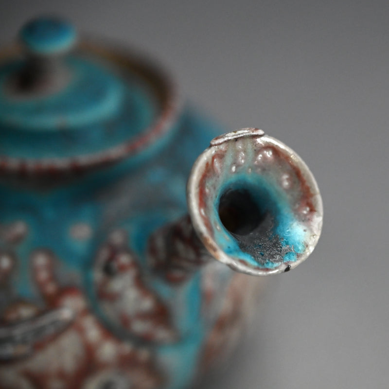 Contemporary Sencha Tea pot ー山田 想 “青 急須”