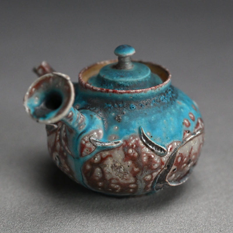 Contemporary Sencha Tea pot ー山田 想 “青 急須”