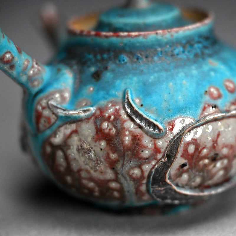 Contemporary Sencha Tea pot ー山田 想 “青 急須”