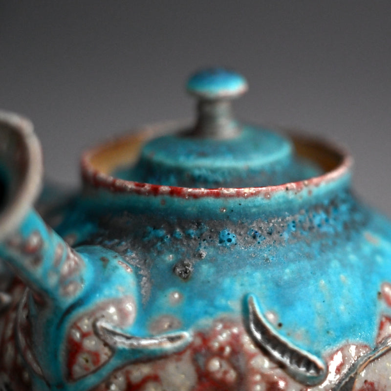 Contemporary Sencha Tea pot ー山田 想 “青 急須”