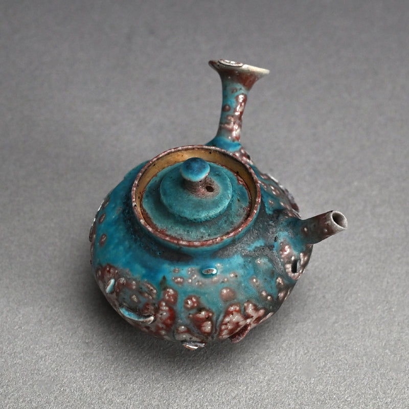 Contemporary Sencha Tea pot ー山田 想 “青 急須”