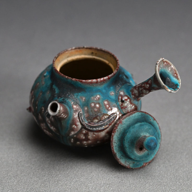 Contemporary Sencha Tea pot ー山田 想 “青 急須”