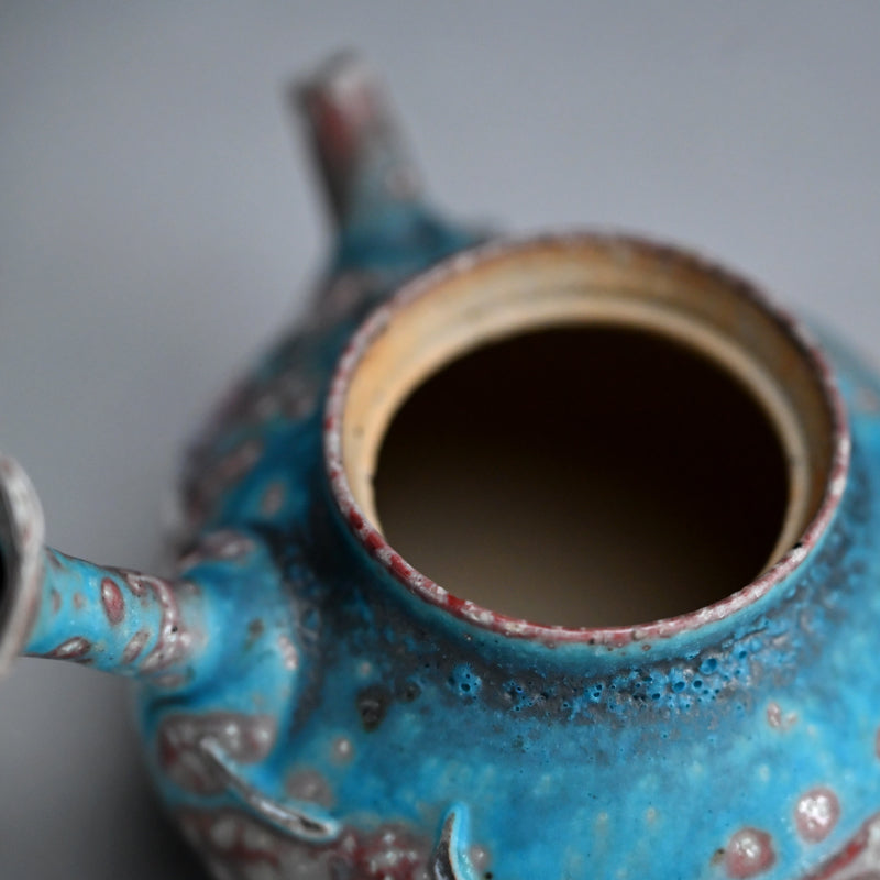 Contemporary Sencha Tea pot ー山田 想 “青 急須”