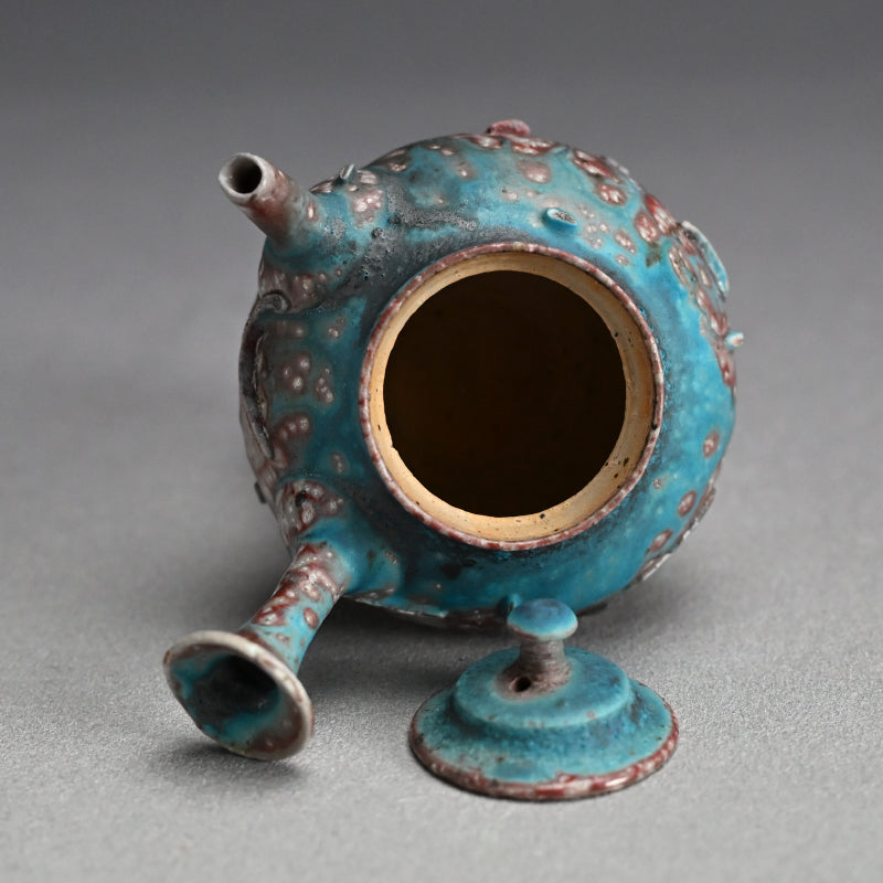 Contemporary Sencha Tea pot ー山田 想 “青 急須”