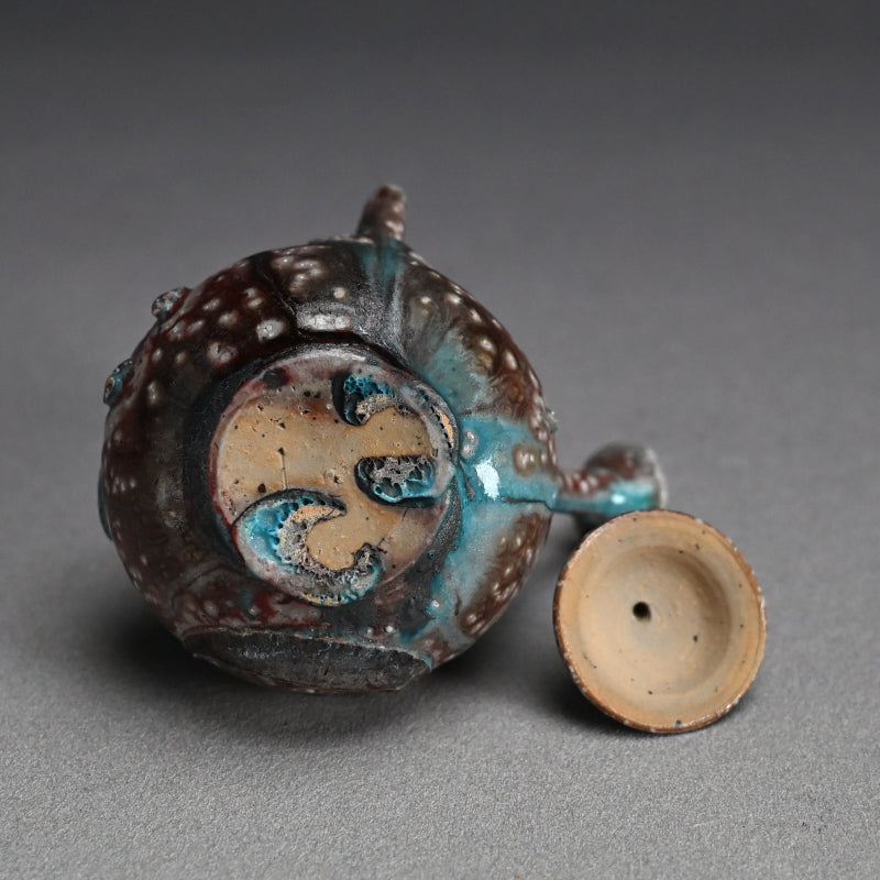 Contemporary Sencha Tea pot ー山田 想 “青 急須”