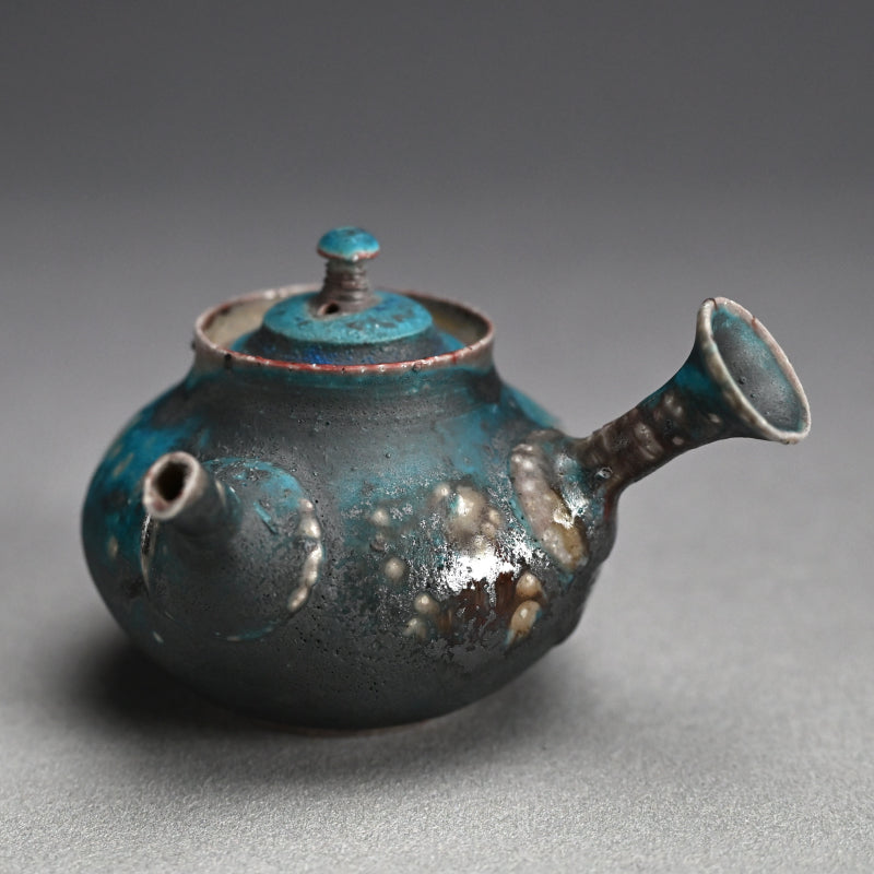 Contemporary Blue Tea pot ー山田 想 “青 急須”