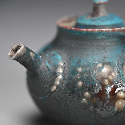 Contemporary Blue Tea pot ー山田 想 “青 急須”