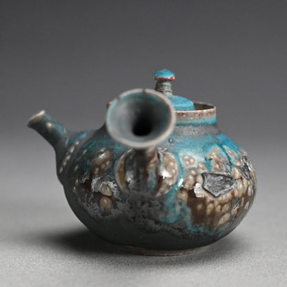 Contemporary Blue Tea pot ー山田 想 “青 急須”