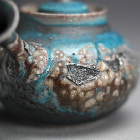 Contemporary Blue Tea pot ー山田 想 “青 急須”