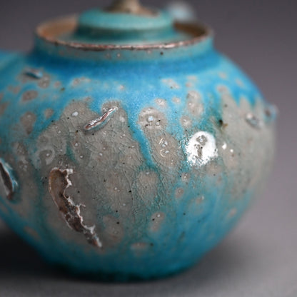 Sky Blue Kyusu Sencha Tea Pot ー山田 想 “青 急須”