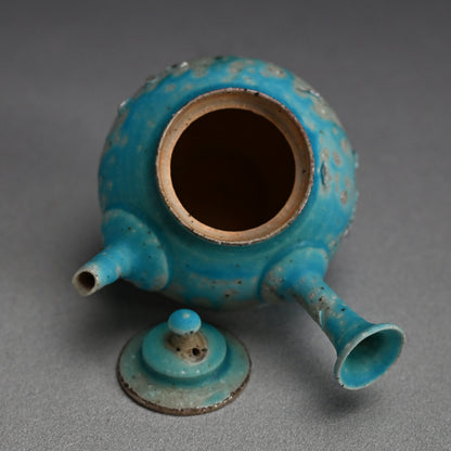 Sky Blue Kyusu Sencha Tea Pot ー山田 想 “青 急須”