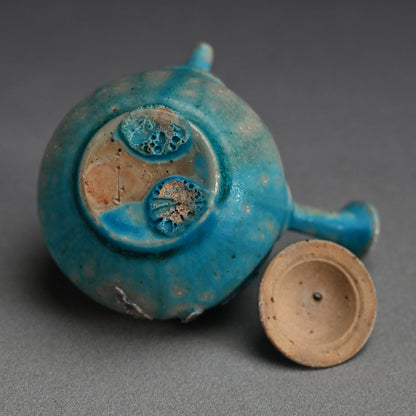 Sky Blue Kyusu Sencha Tea Pot ー山田 想 “青 急須”