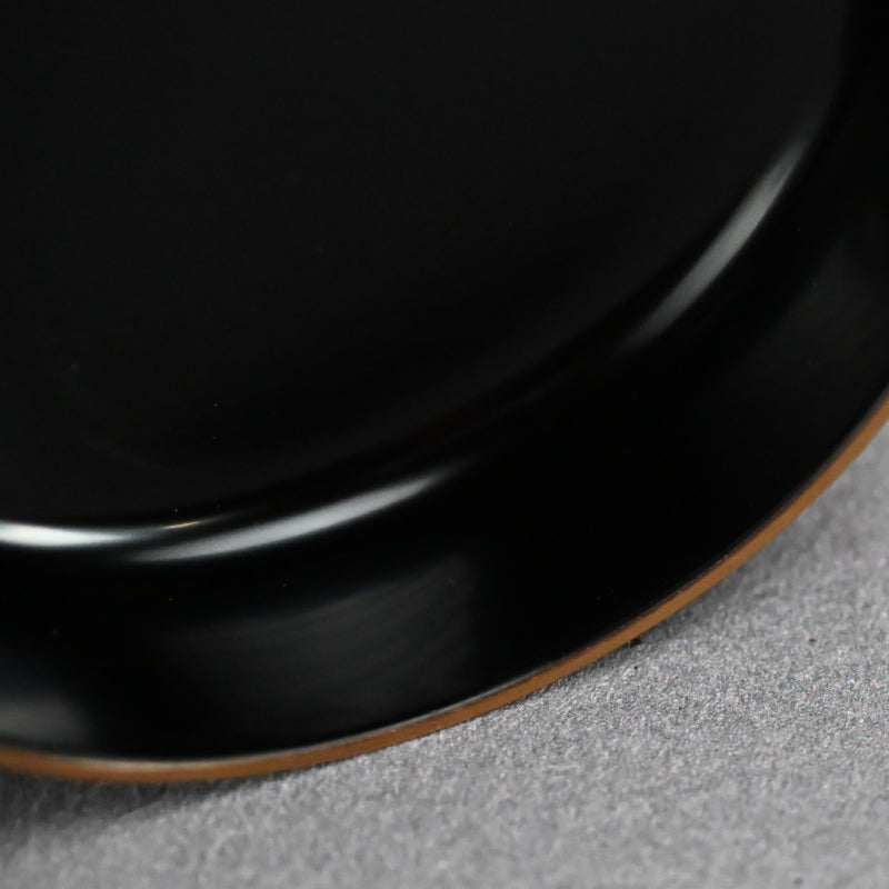 Refined Silver Makie Natsume Tea Caddy ー渡辺 松悦 "武蔵野蒔絵 雪吹"