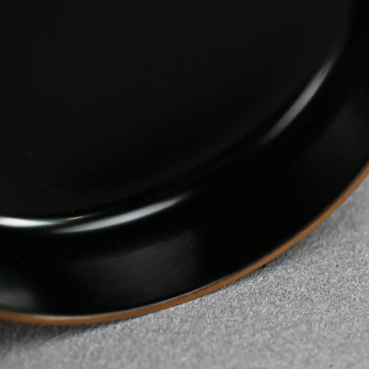 Refined Silver Makie Natsume Tea Caddy ー渡辺 松悦 "武蔵野蒔絵 雪吹"